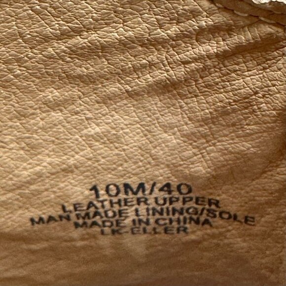 Lucky Brand Boots Womens 10M/40 Eller Western Stacked Heel Side Zip Ankle Brown - Picture 12 of 12